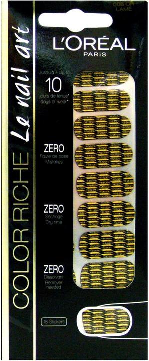 Produktbild L'Oréal Paris Color Riche Nail 008 Gold Lame 18 Sticker (Gold)
