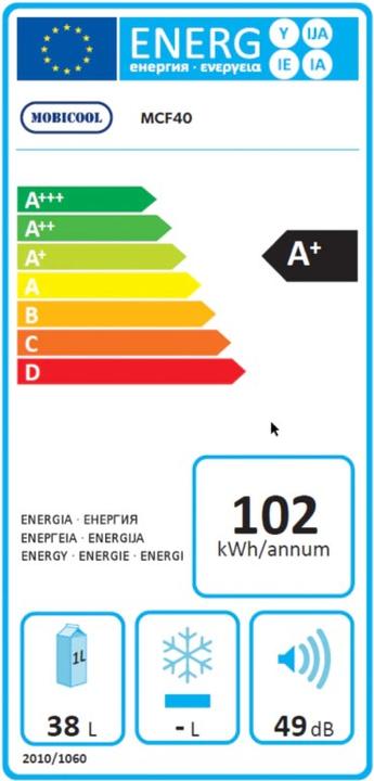 Energie-Label Mobicool MCF 32 EU Version (31 l)