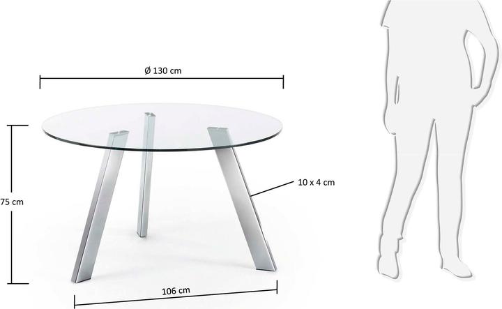 Immagine prodotto Kave Home Columbia (130 x 130 x 75 cm)