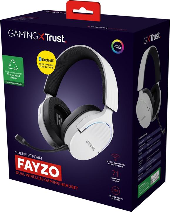 Immagine prodotto Trust Cuffie Wireless Gxt491w Fayzo (Cablato, Senza fili)