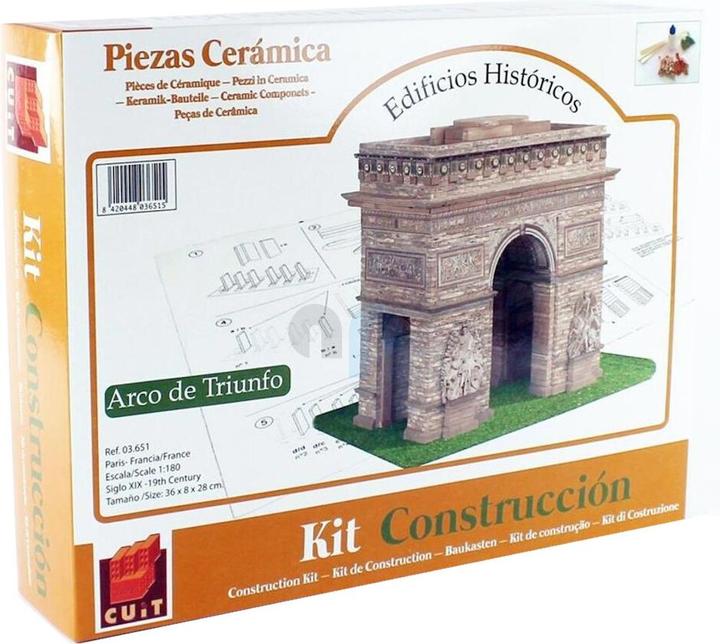 Immagine prodotto Block Cuit. Kit modello 3D in ceramica -Arco di Trionfo Parigi (33 x 27 x 18 cm)