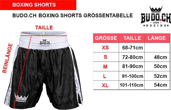 Produktbild Budo.ch Boxing Shorts "King" (L)