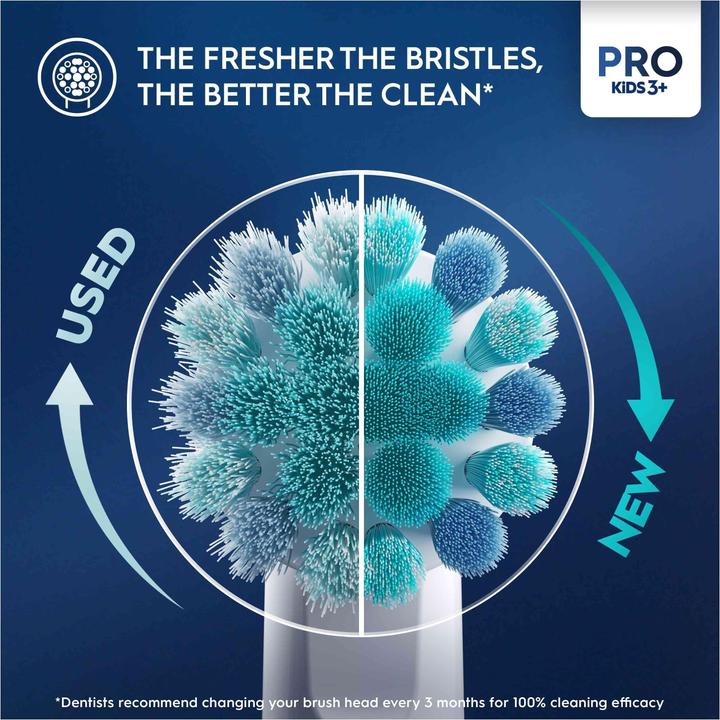 Produktbild Oral-B Ersatzkopf EB10 4 FFS II Blau/Weiss 4 Stück (4 x)