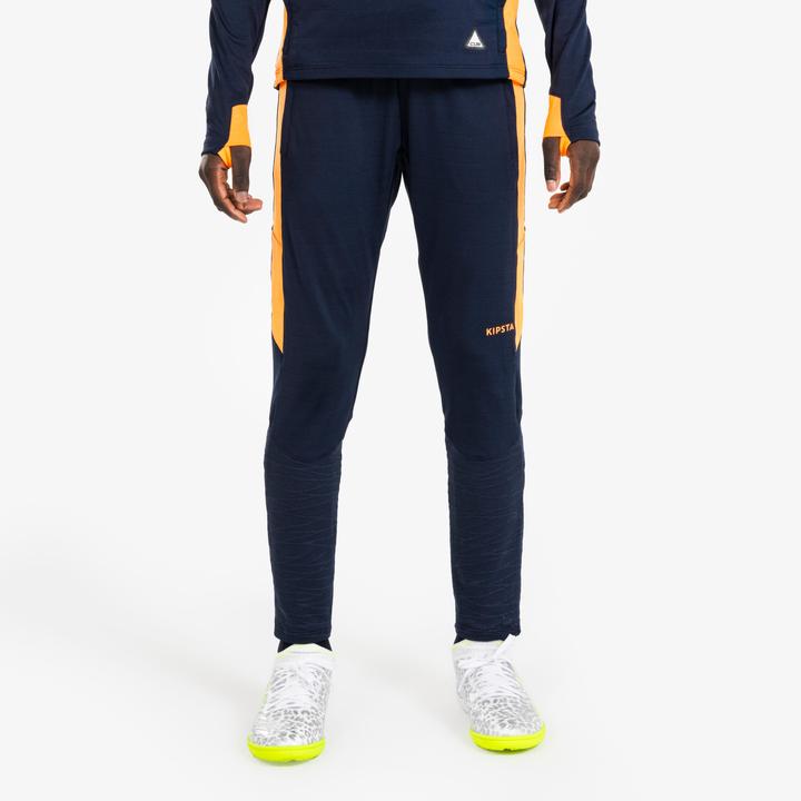 Immagine prodotto Kipsta Pantaloni da allenamento da calcio per bambini - CLR arancione/blu scuro (8, 9, 10)