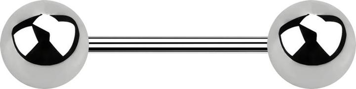 Immagine prodotto Star Piercing Micro bilanciere argento con due palline (Titanio G23)