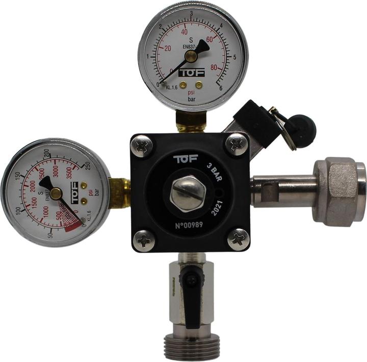 Image du produit Ich-zapfe Druckminderer 1-leitig CO2 für Bier Zapfanlage 3bar