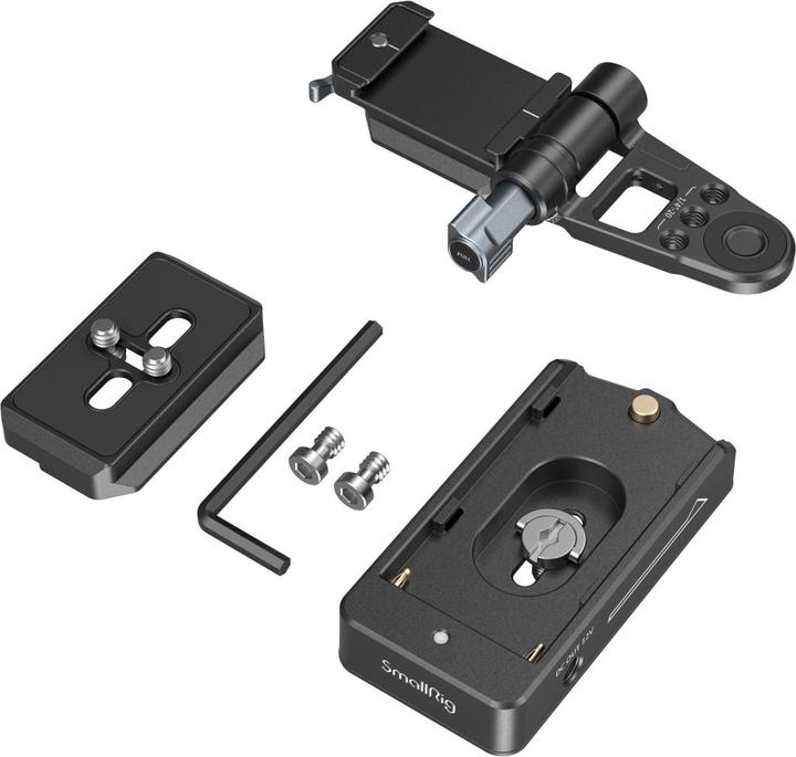 Immagine prodotto SmallRig Kit piastra di montaggio adattatore per batteria NP-F per fotocamere mirrorless 4696 (Accumulatore di carica elettrica)