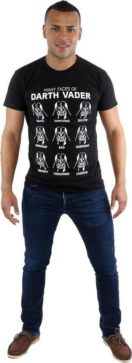 Image du produit Star Wars Mens Many Faces Of Darth Vader Cotton T-shirt (XXL)