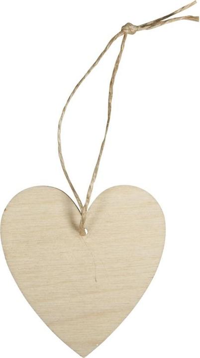 Immagine prodotto Rayher Cuore pendente in legno FSC 6 pezzi.