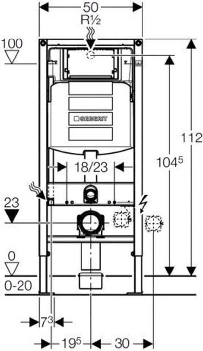 Actual product image Geberit Duofix mounting element 111.300.00.5