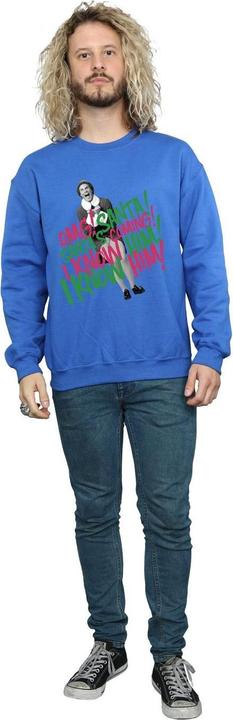 Actual product image Elf Mens Santa's Coming Sweatshirt (XL)