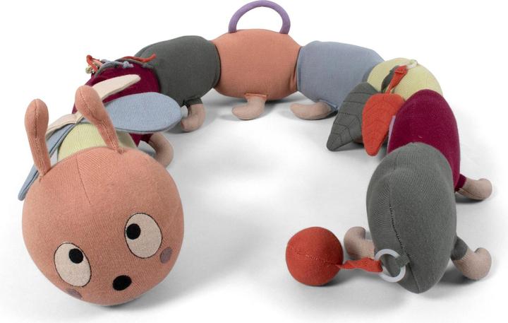 Filibabba Peluche d'activité - Lilli la larve