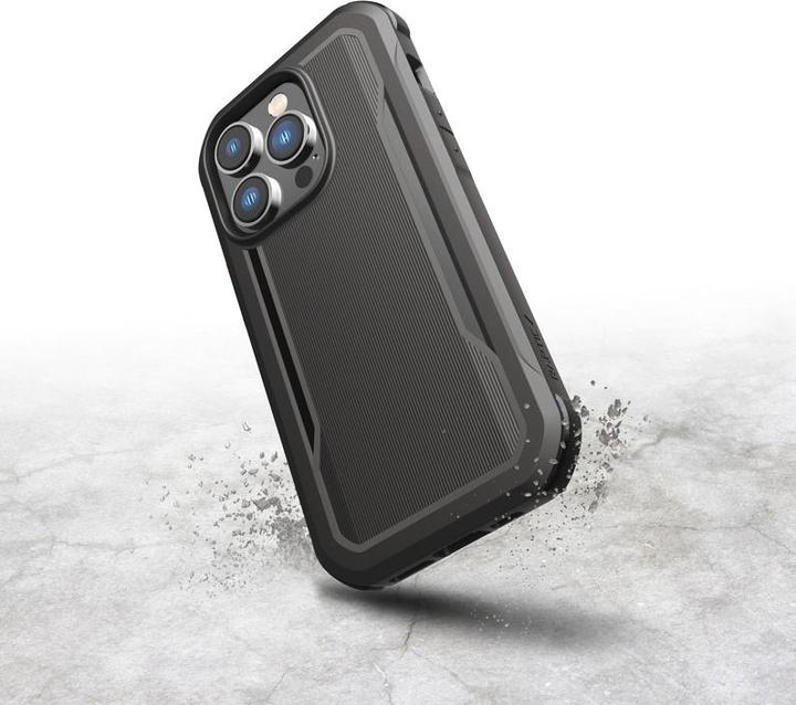 Immagine prodotto X-Doria Fort Case iPhone 14 Pro con cover blindata MagSafe nera (Apple iPhone 14 Pro)