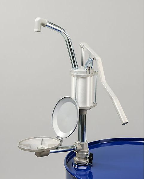 Immagine prodotto eurokraft basic Pompa manuale in alluminio per taniche/fusti, per oli, diesel, olio combustibile