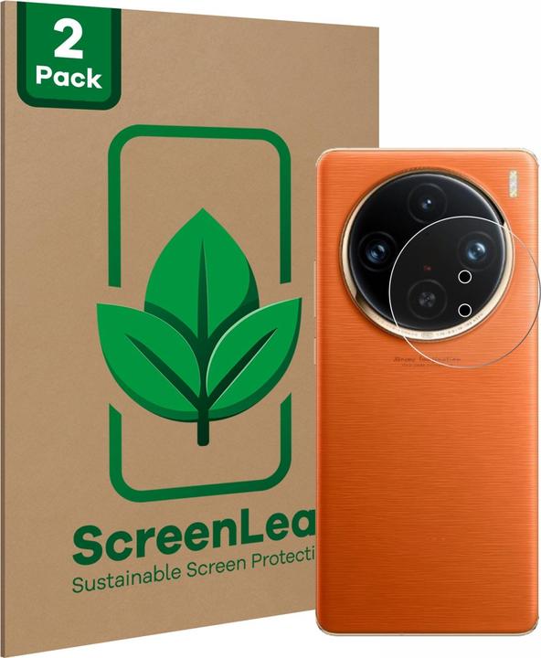 Productafbeelding ScreenLeaf Beschermfolie duurzame screenprotector screenprotector folie helder transparant (2 Stuk, Vivo X100 Pro)