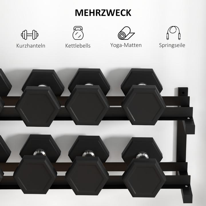 Produktbild SportNow Hantelständer mit 2 Ebenen