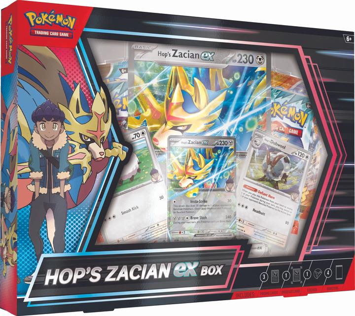 Pokémon P-EN Hop's Zacian ex Box (Anglais, Coffret & Collection)