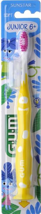Produktbild GUM Junior Zahnbürste 6-9 Jahre gelb (Weich, 1 x)