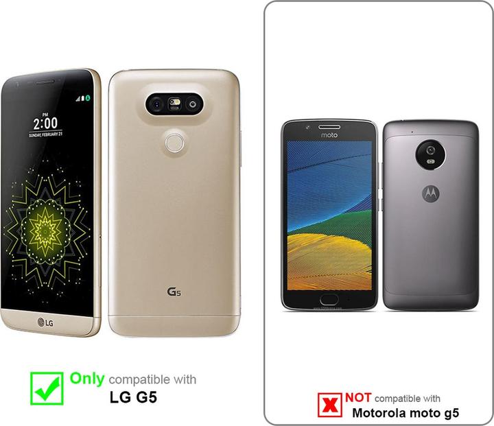 Produktbild Cadorabo Book mit View Doppelfenster Cover (LG G5)