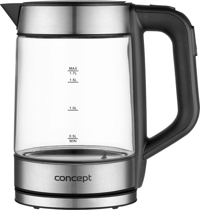 Produktbild Concept Czajnik Czajnik elektryczny szklany z regulacjš temperatury 1,7l RK4067 (1.70 l)