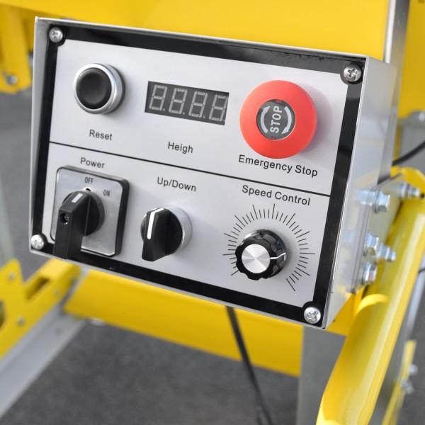 Immagine prodotto Markmüller BAMATO - Blockbandsäge m. Benzinmotor u. elektrischer Höhenverstellung m. 5,9 m Rollbahn BBSW-660GPR