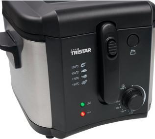 Produktbild Tristar Friteuse FR-6878 - 2,5 liter - 1600W - Inklapbaar handvat - RVS/Zwart