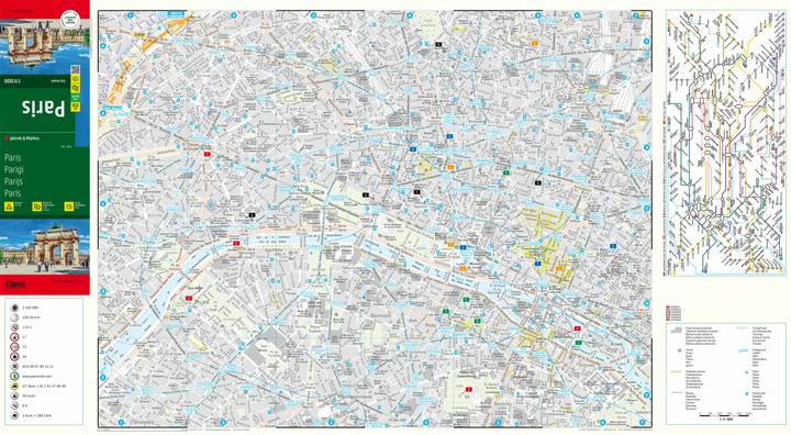 Immagine prodotto Parigi, mappa della città 1:11.000, freytag & be