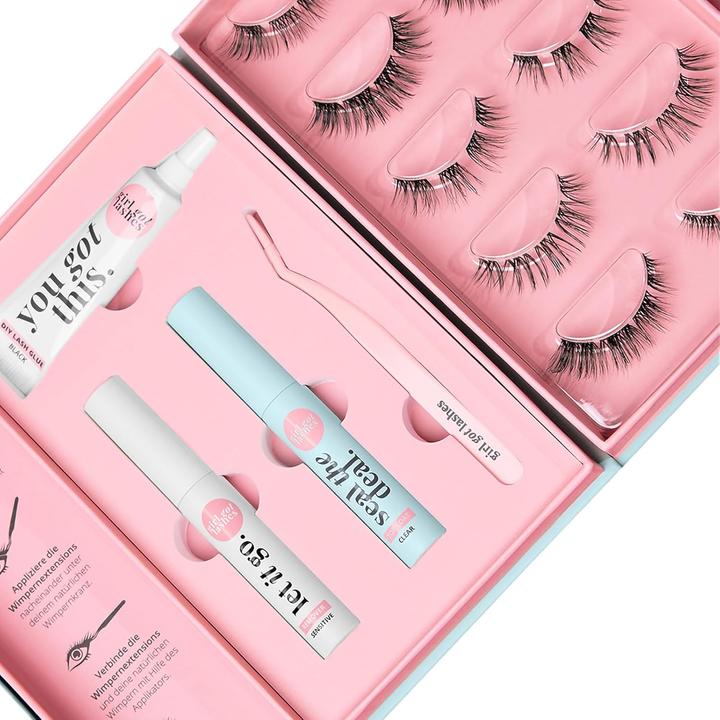 Produktbild Girl got lashes Wimpern-Starterset mit Applikator & Remover (Künstliche Wimpern)