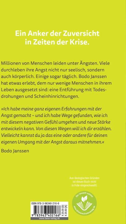 Image du produit Von der Angst zur Stärke (Allemand, Bodo, Janssen, 2023)
