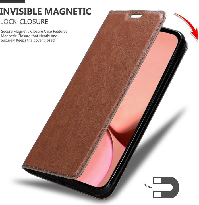 Actual product image Cadorabo Book Invis. Magnet sleeve (Apple iPhone 13 mini)