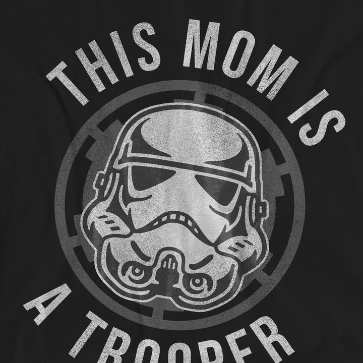 Produktbild Star Wars Mom Is A Trooper TShirt Muttertag (XL)