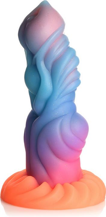 Actual product image Frisky Alien Invader - Alien Glow-in-the-Dark Silicone Dildo