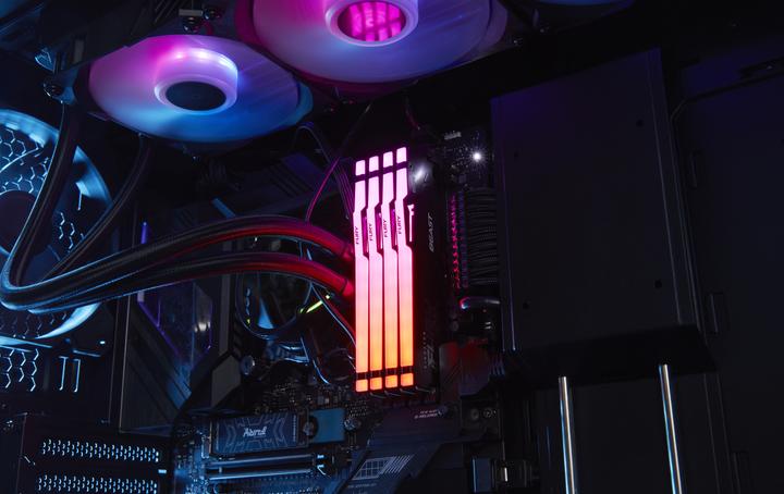 Actual product image Kingston FURY Beast RGB (1 x 32GB, 5600 MHz, DDR5 RAM, DIMM)