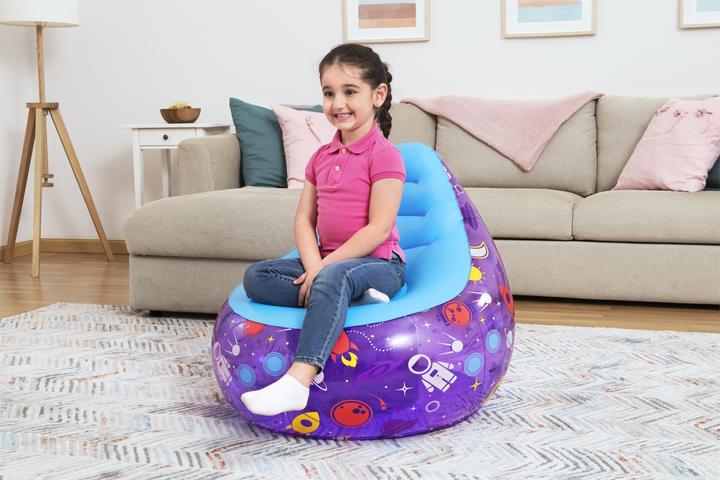 Actual product image Bestway Astro Glow LED Kids Inflatable Air Chair