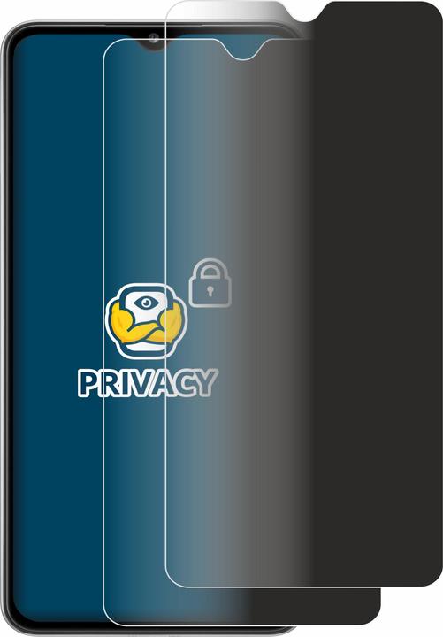 Productafbeelding BROTECT Anti-spionnetje privacyfolie Beschermfolie tegen blauw licht (2 Stuk, Samsung Galaxy A32 5G)