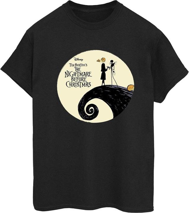 Actual product image The Nightmare Before Christmas Womens/Ladies Logo Cotton Boyfriend T-Shirt (XL)