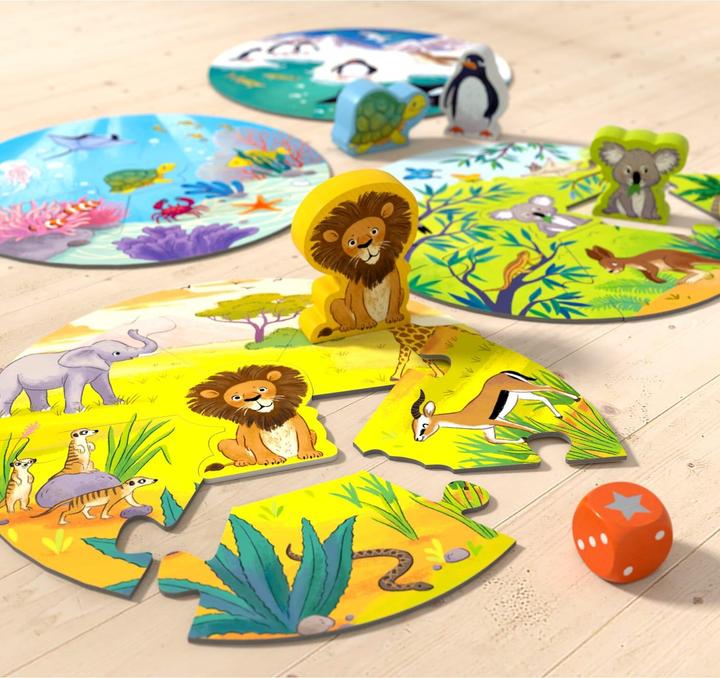 Immagine prodotto Haba Il gioco incontra il rompicapo: dove vivono leoni & co. (Tedesco)