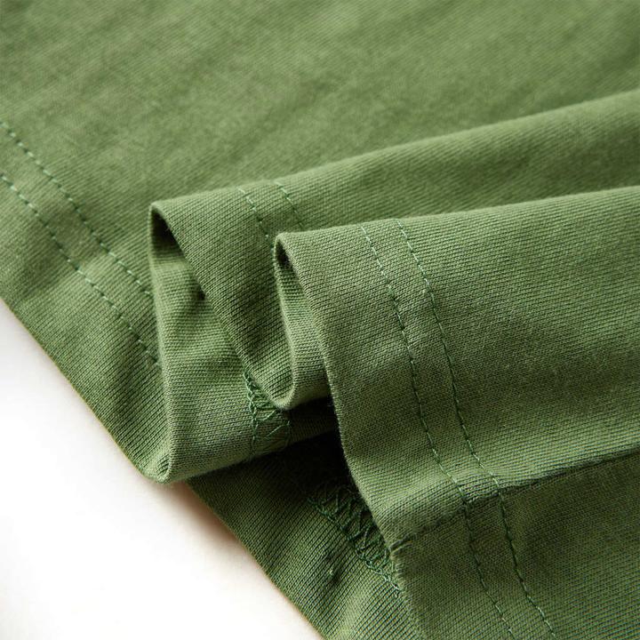 Actual product image VidaXL Children's long-sleeved shirt light khaki 140,Material: 100 (140)
