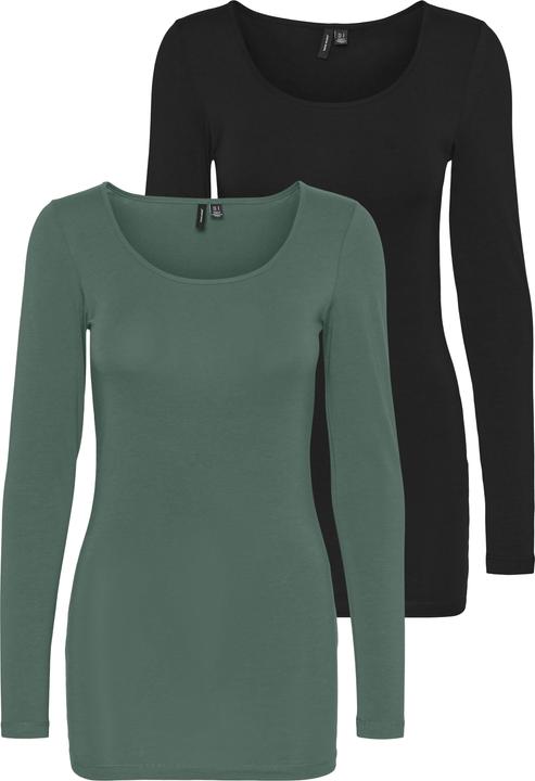 Actual product image Vero Moda 2-pack long sleeve blouse (XS)