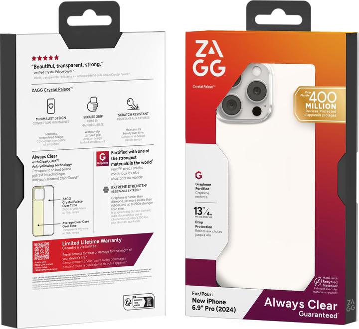 Immagine prodotto Zagg Crystal Palace (Apple iPhone 16 Pro Max)