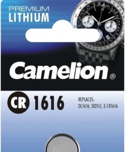 Immagine prodotto Camelion 13001161 Pile a bottone al litio 3 Volt CR1616/ 1 pezzo (1 pz., CR1616, 50 mAh)