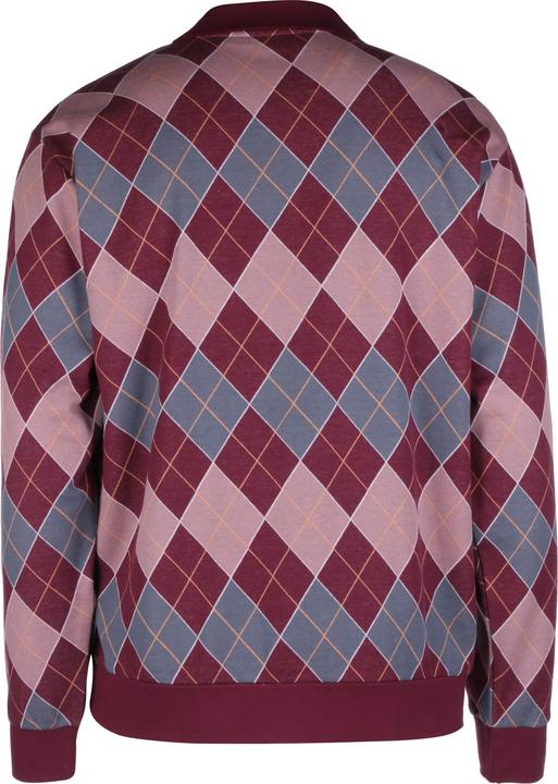 Actual product image Obey Long Sleeve Polo Argylie Jacquard - 106493 (M)