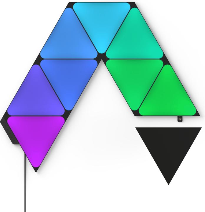 Actual product image Nanoleaf Shapes Ultra Black 9PK Starter (80 lm)
