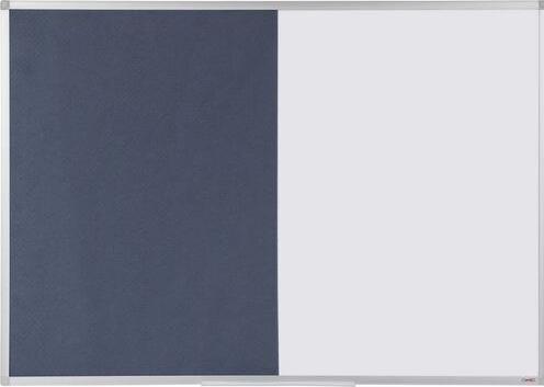 Viking Combination board felt and writing board Felt blue, white 1200 mm x 900 mm (120 x 90 cm)