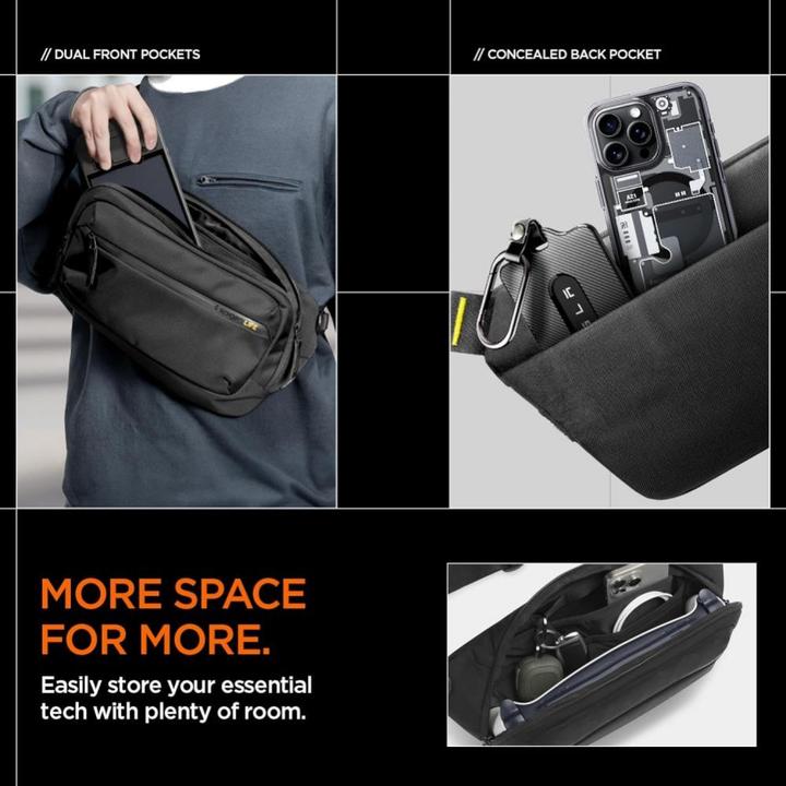 Produktbild Spigen KD410 Sling Bag Klasden - Black