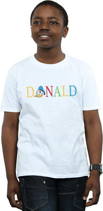 Immagine prodotto Disney Donald Duck Letters Maglietta Ragazzi (128)