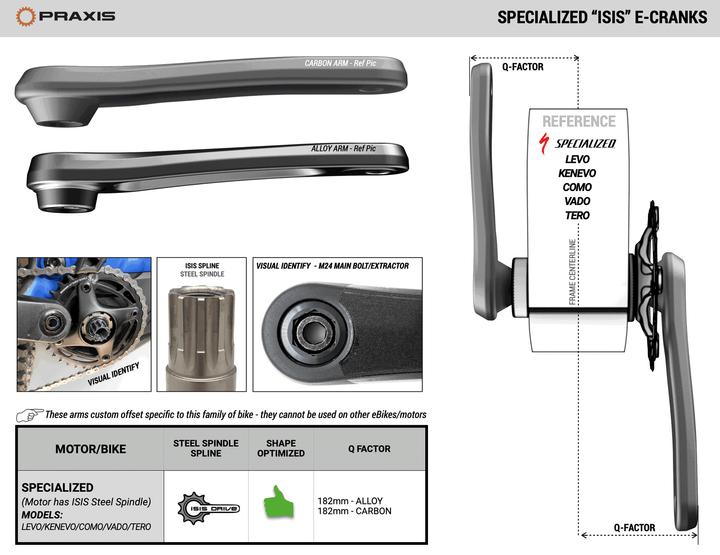 Actual product image E-Crank Type Specialized Aluminium (165 mm)