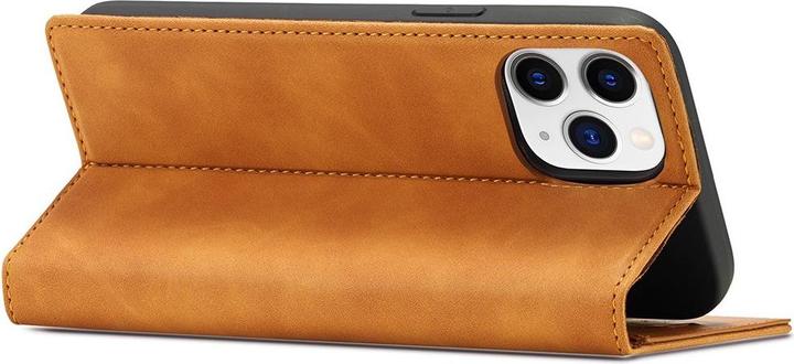 Produktbild Cover-Discount iPhone 13 Pro - Stand Flip Case Hülle braun (Apple iPhone 13 Pro)