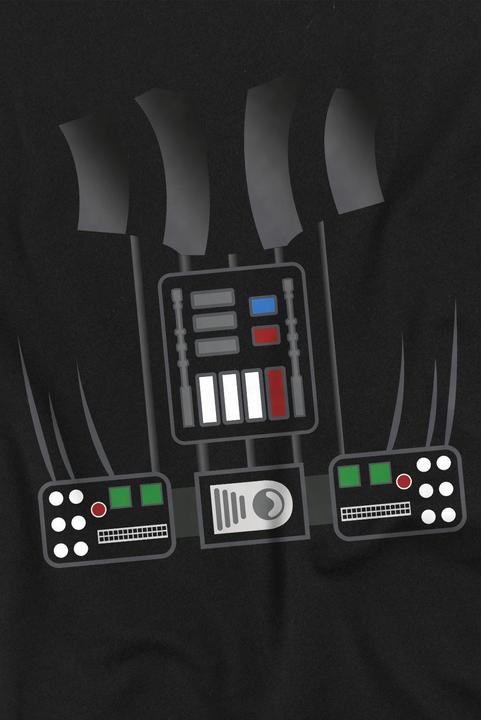 Actual product image Star Wars Childrens/Kids Darth Vader Costume T-Shirt (152, 158)
