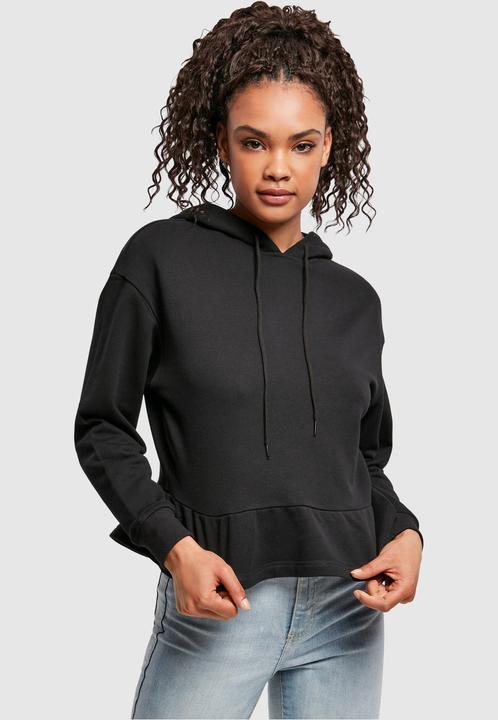 Actual product image Urban Classics Ladies Organic Flounces Hoody - 12522 (S)